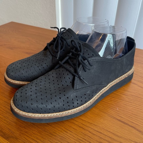 Clarks Shoes - Clarks Artisan Women’s Glick Resseta Oxford Black Nubuck Size 9